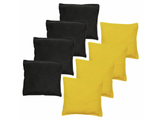 Cornhole Bags | Eight Set Black and Yellow